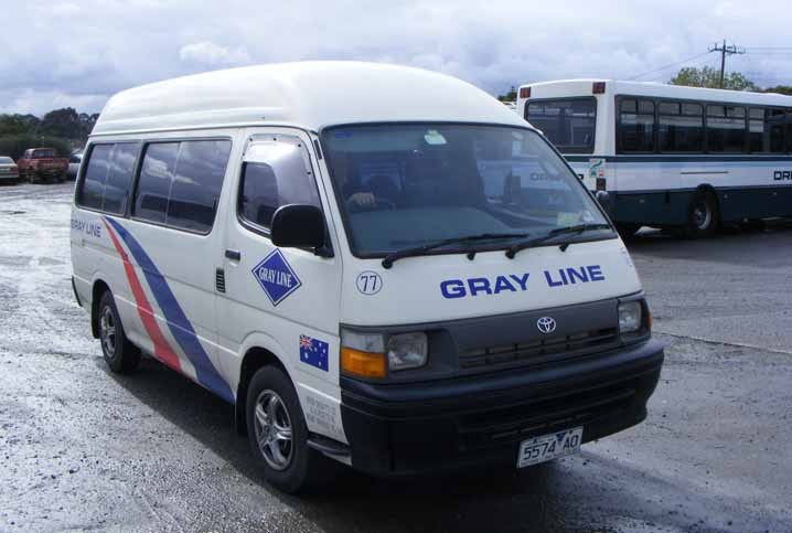 Gray Line Toyota Hi-Ace Commuter